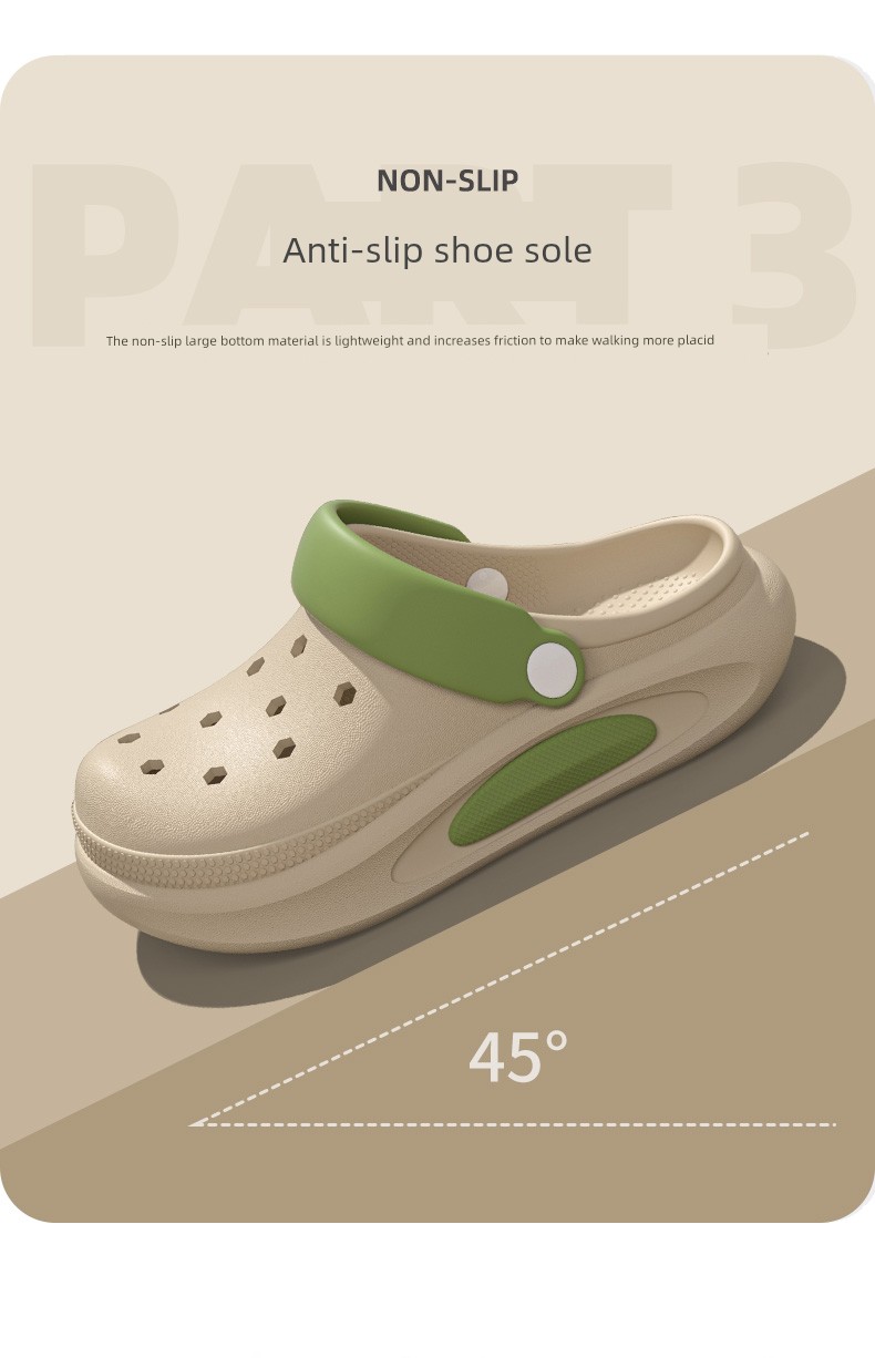 Step Eleven Children's Clog Shoes for Girls 2026 Summer New Thick-Soled Breathable Non-Smelly Non-Slip Parent-Child Sandals for Boys — 11