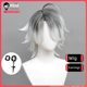 Xiuqinist Identity 5 Patient Star Cos Wig Psychologist Parents Night Game Fake Hair Ear Dress