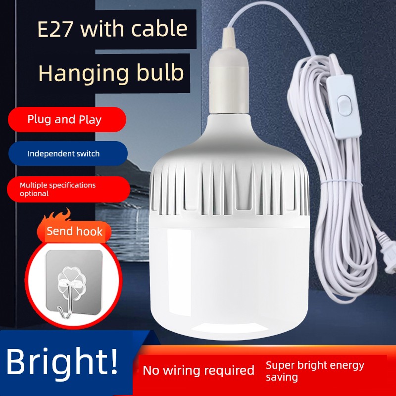 For Home Super Bright Screw LED Bulb with Plug