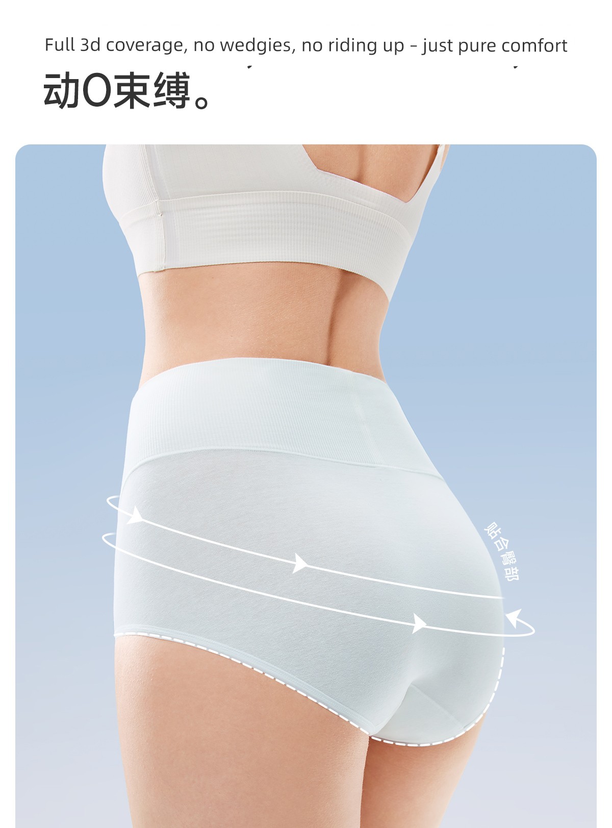 Jq Jingqi Postpartum High-Waisted Cotton Panties, Non-Abrasive, Extended Crotch, Tummy Control, Specially Designed for Cesarean Section during the — 18
