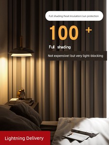 2026 New Model 99 Full Blackout Fabric Curtains for Bedroom, Living Room, Balcony, Soundproof, Heat-Insulating, Sun-Bloc