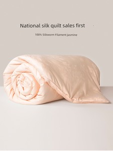 Taihu Snow 100% Silk Quilt Double Palace Silkworm Long Silk Quilt Mother Quilt Core Soft Jasmine Autumn and Winter Quilt