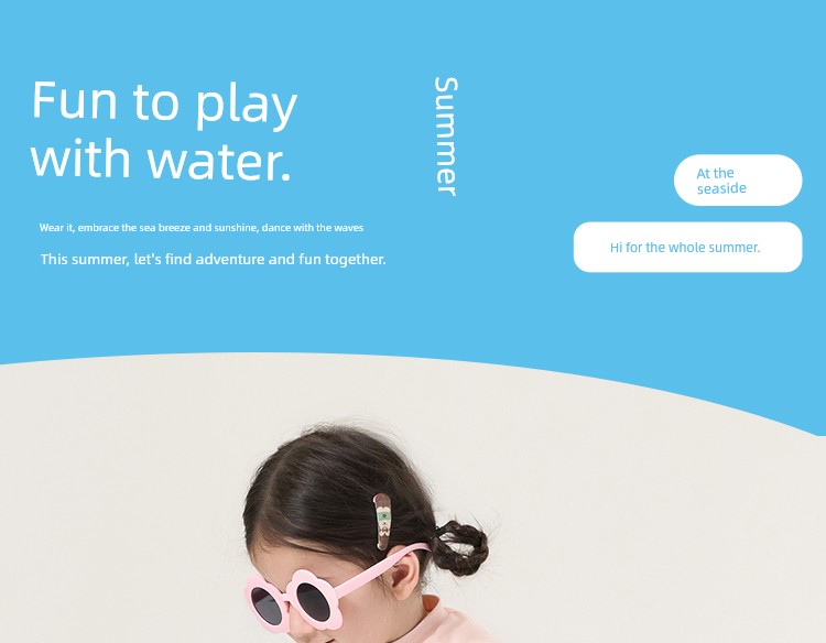 3 Years Old Separates Long Sleeves Internet Celebrity Sweet Kids Swimsuit — 3