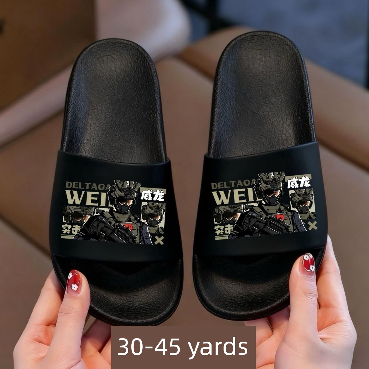 Delta Action Weilong Children's Slippers Summer Non-Slip Soft-Soled Boys' Cartoon Home Bathing Slippers for Older Children — 3
