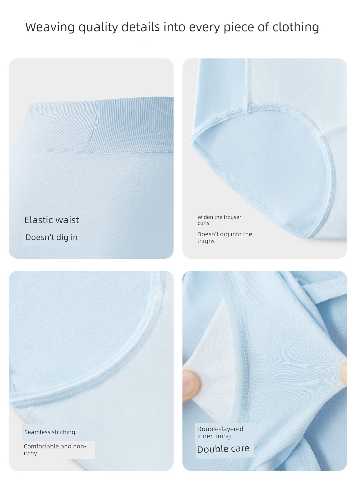 Jq Jingqi Postpartum High-Waisted Cotton Panties, Non-Abrasive, Extended Crotch, Tummy Control, Specially Designed for Cesarean Section during the — 23