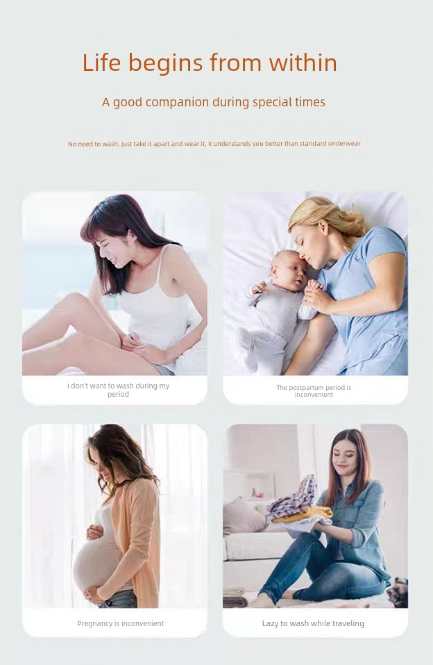 Disposable Underwear for Postpartum Women, Pure Cotton, Postpartum Travel, No-Wash, Daily Use, Men's Boxer Briefs, Sterile, Large Size — 11