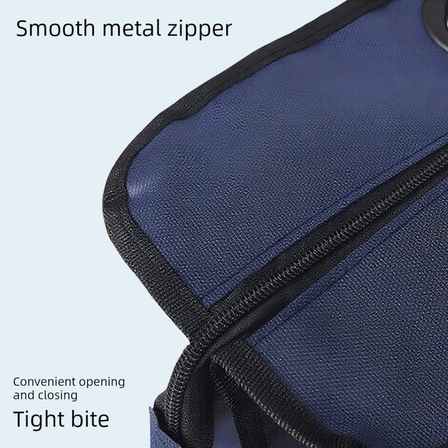 A4 file bag canvas multi-layer briefcase men and women office file bag Oxford cloth gift handheld storage information bag
