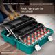 Green Lin Hardware Tool Storage Box Electric Wrench Tool Storage Box Extra Large Capacity Three-layer Folding Large Handle