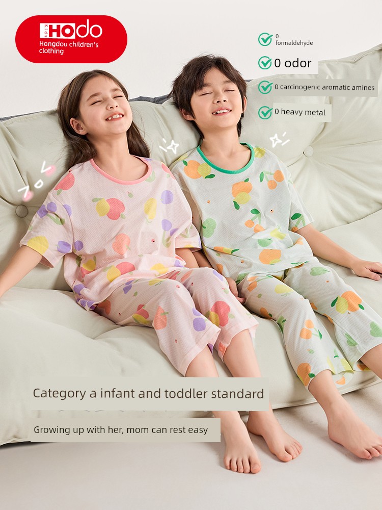 Summer New Arrival Mesh Pure Cotton Antibacterial Air Conditioning Clothes Red Beans — 4