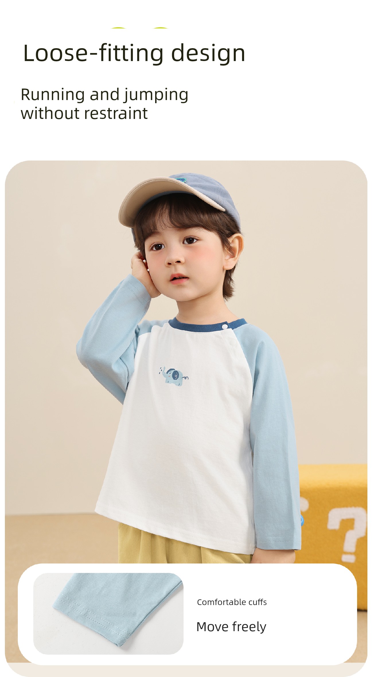 [Autumn T-Shirt Clearance] Boys' Long Sleeve Autumn Clothing, Girls' Baby Spring and Autumn Children's 2026 New Style Base Layer Top — 22