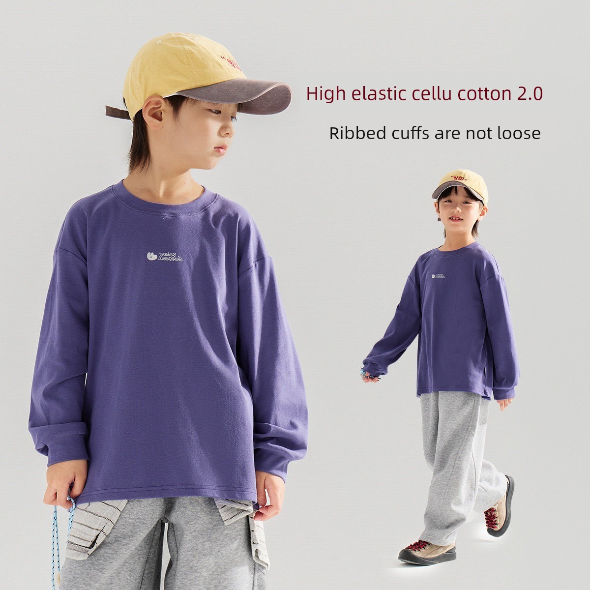 Boys' Sweatshirt Long-Sleeve T-Shirt White Base Shirt Early Autumn 2026 New Style for Older Children Boys' Top Clothing Outfit — 5
