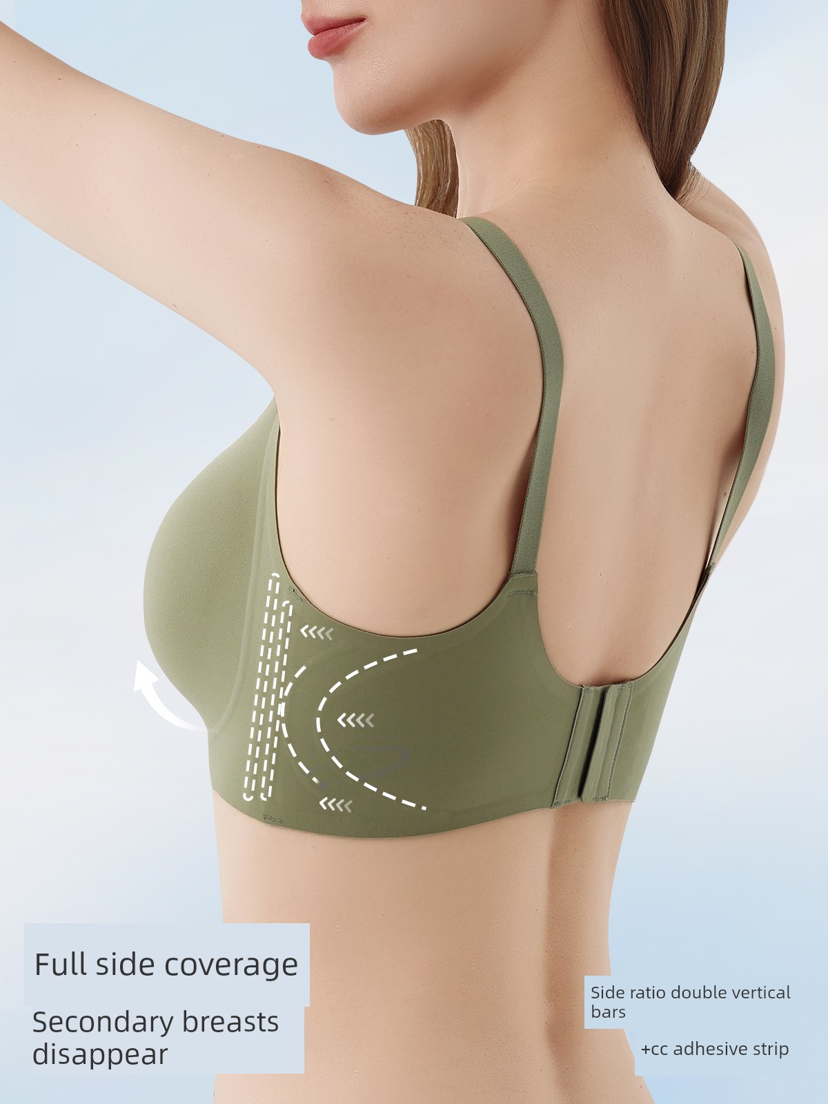 Jingqi Front-Button Maternity Bra for Large Busts and Plus Sizes, Specially Designed for Pregnancy and Postpartum Nursing, Anti-Sagging — 4