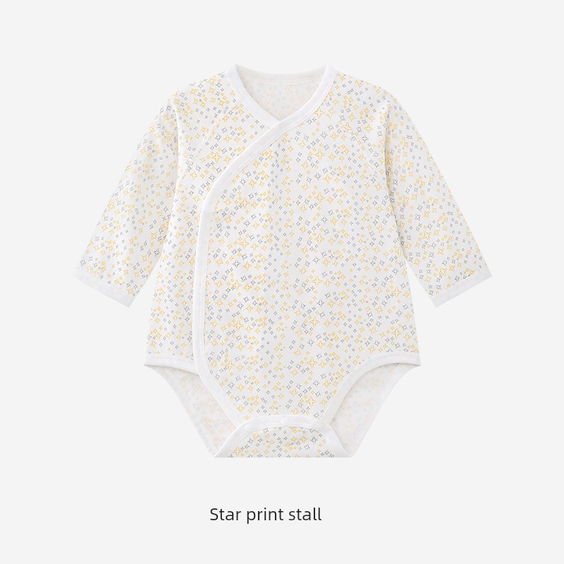 YEEHOO Infant Newborn Spring and Autumn Pure Cotton Jumpsuit — 6