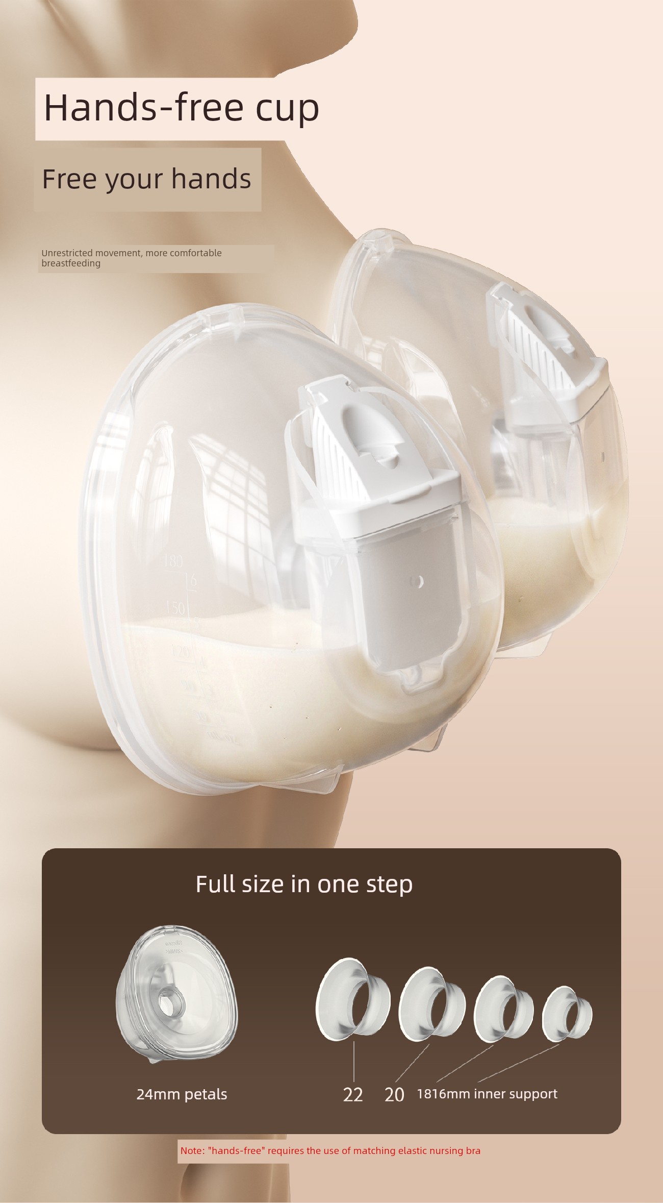 Lubebi Double-Sided Electric Breast Pump, Massage Breast Pump, Fully Automatic Hands-Free Breast Pump, Quiet Breast Pump — 9
