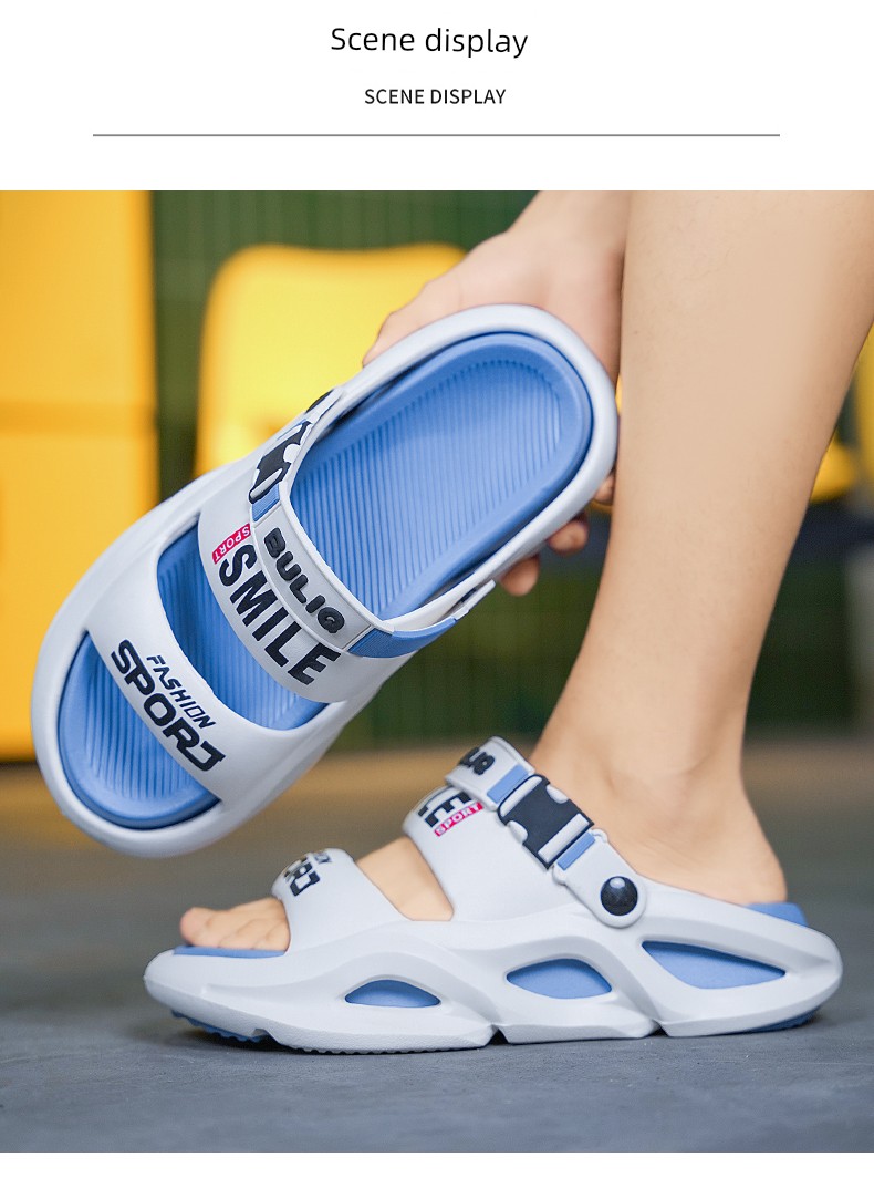 Boys' Sandals Summer 2026 New Model for Children Aged 7-12, Plastic Water Shoes for Boys, Quick-Dry Beach Shoes for 16-Year-Olds — 19