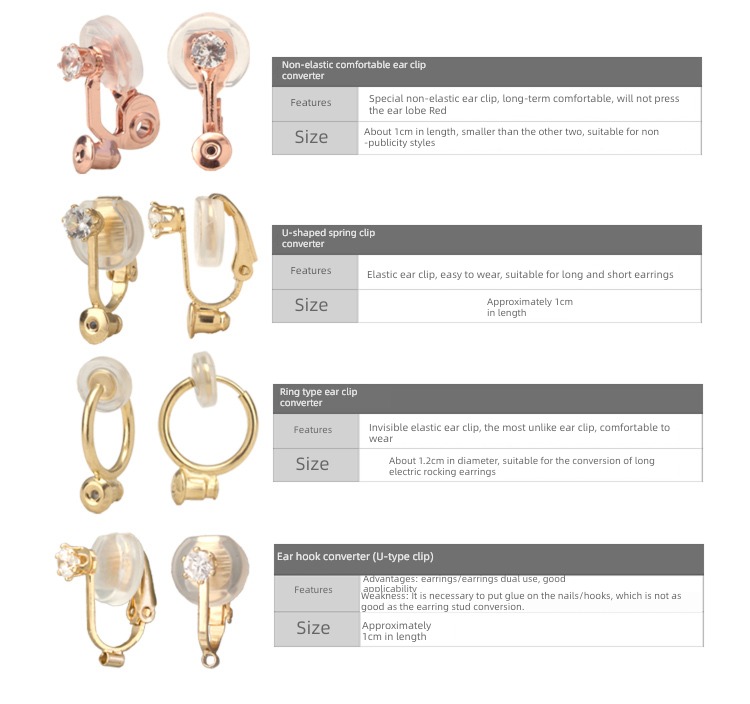 Multi purpose Artifact rhinestone Cushion Plug in Ear Studs