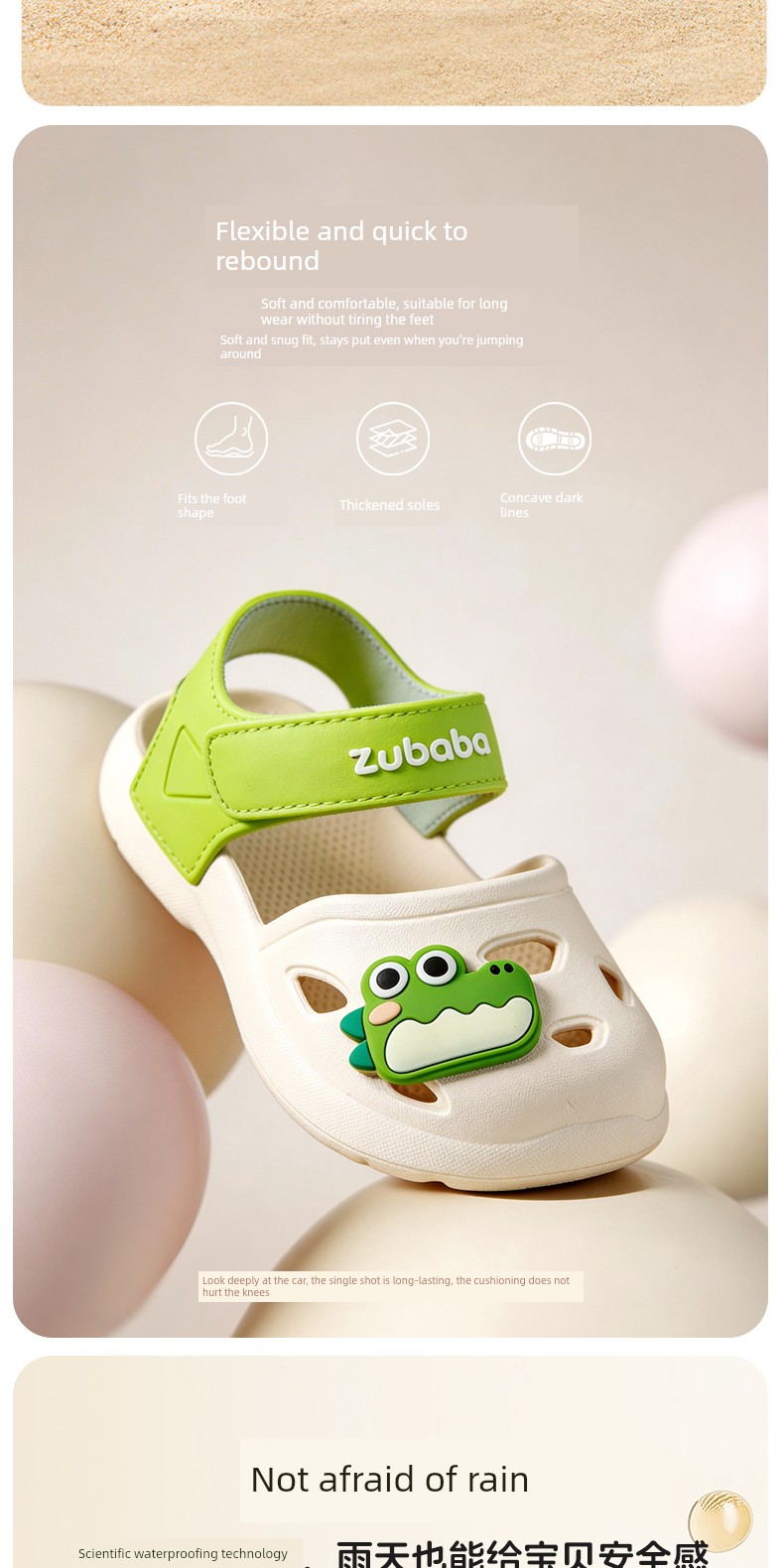 Children's Sandals for Boys Summer 2026 New Style Infant Girls Breathable Lightweight Beach Non-Slip Baby Sandals — 8