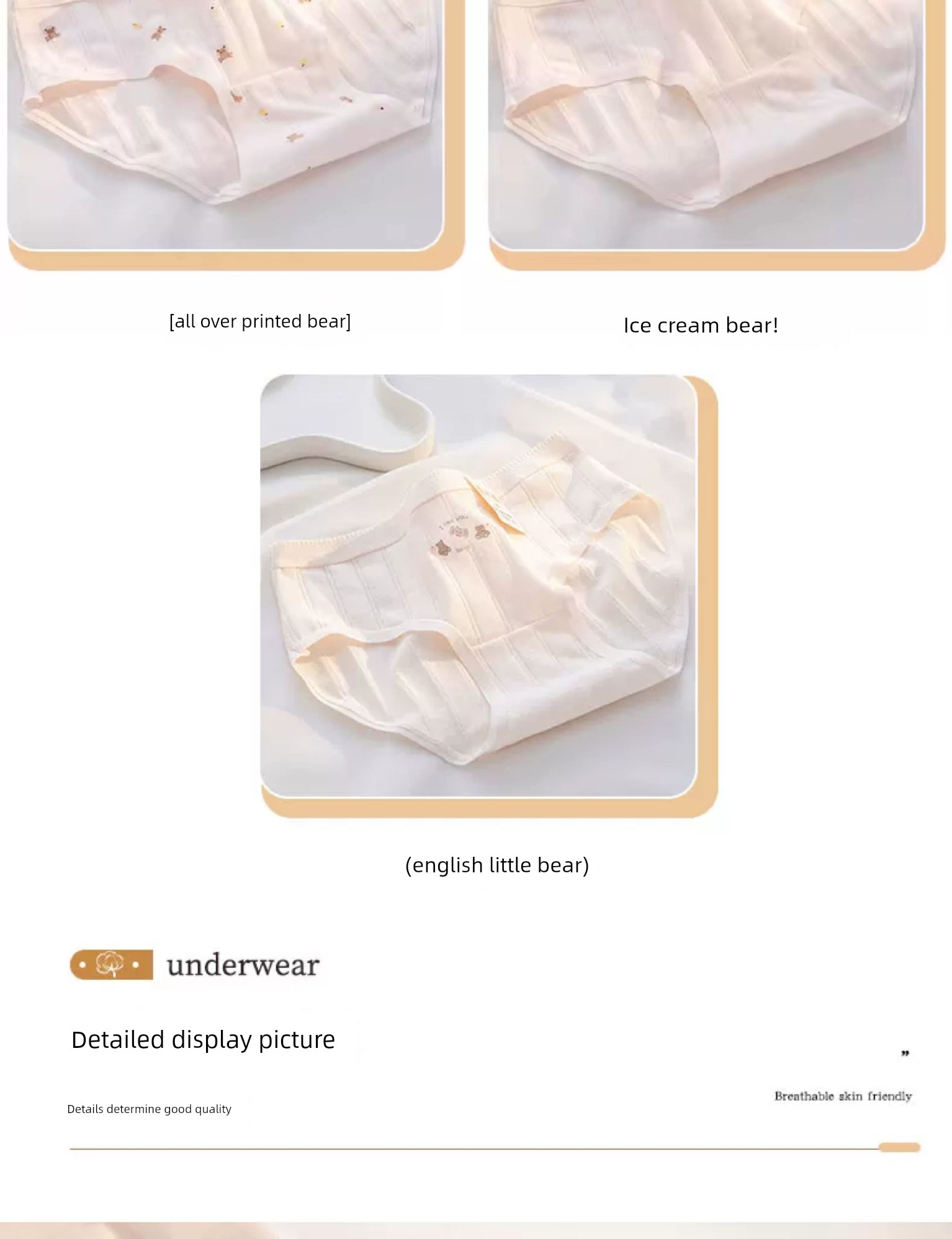 Girls' Underwear for Development Period, Pure Cotton for 12-Year-Old Girls, Junior High School Students, All-Cotton A-Class Girls' Triangle Briefs — 12