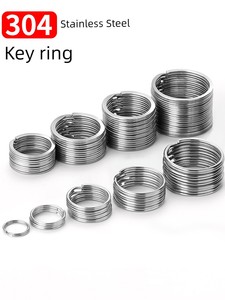 DIY Stainless Steel Size Car Key Ring