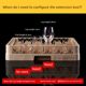 Bozi cake frame cup box beer basket goblet box hotel special red wine glass storage basket storage frame glass holder