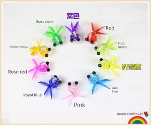 DIY Handmade Beaded Woven Fish Crafts Key Case Package Pendant Ornament Small Goldfish Material Package