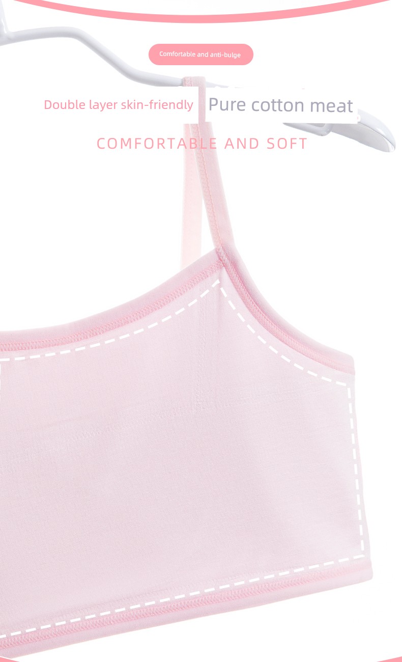 Girls' Underwear for 12-Year-Old Children in the Developmental Stage, Thin Cotton Bra for Young Girls, Elementary School Students' First Stage Children's — 7