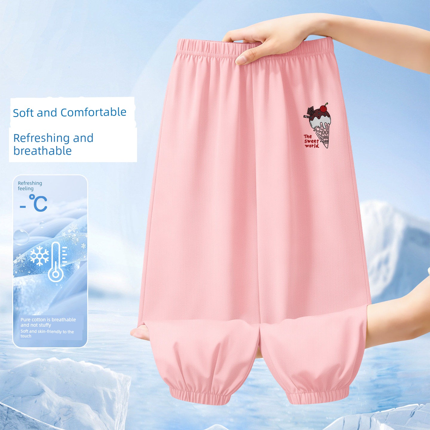 Children's Pants 2026 New Style Baby Pure Cotton Anti-Mosquito Pants Boys' Quick-Dry Sports Pants Girls' Stylish Thin Long Pants — 6