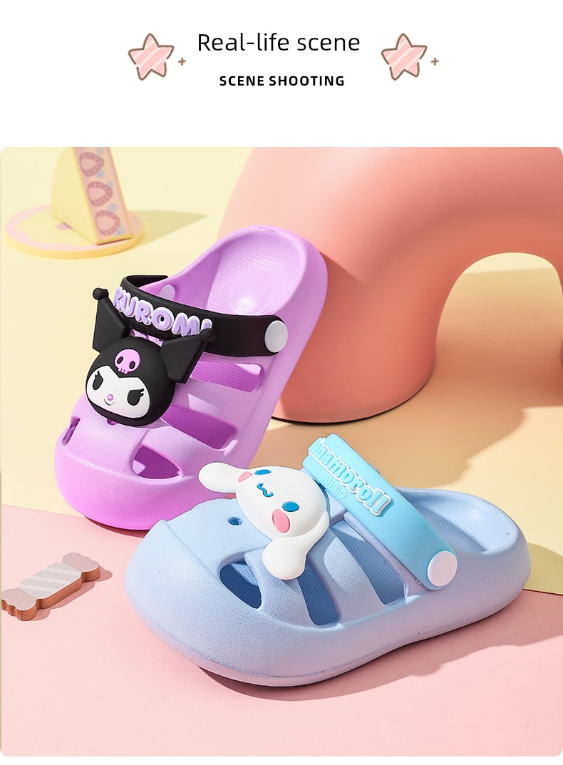 Sanrio Children's Slippers 2026 New Model for Girls, Baby Indoor Non-Slip Kids' Clogs, Summer Sandals — 8