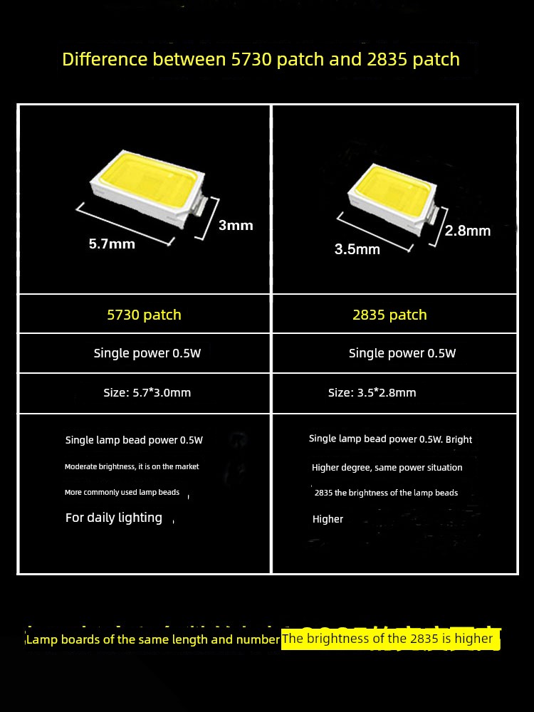 Led Monochrome Non-Strobe Accessories Complete Collection Ceiling Lamp