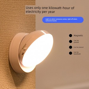 Rechargeable Sensor Light That Automatically Turns on When Someone Comes at Night, Suitable for Corridors, Hallways, Bed