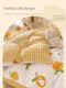 Bed sheets, four-piece set, double-layer yarn quilt cover, quilt cover, dormitory bed three-piece set, bedding, non-complete cotton, pure cotton 2025 new model