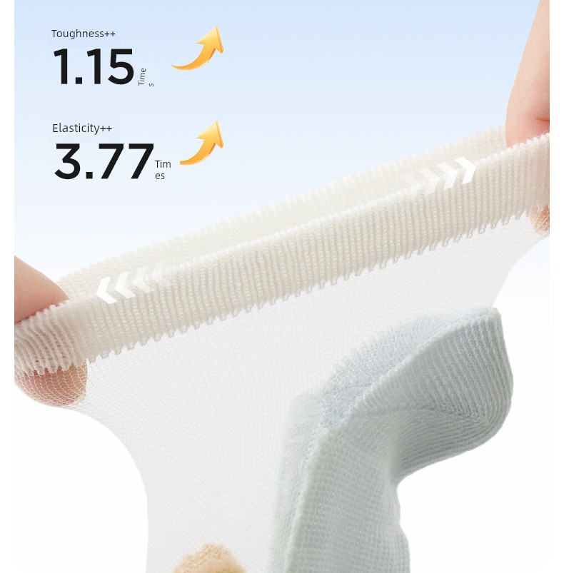 Niduoxiong Crystal Ice Silk Summer Thin Loose Socks — 9