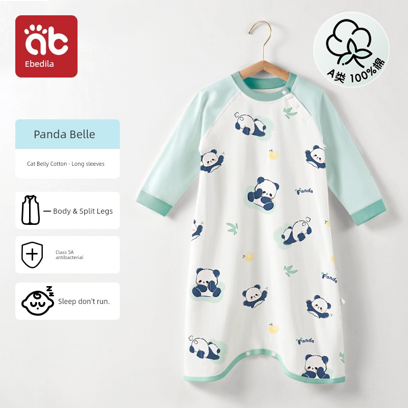 Baby Pajamas, Spring and Autumn Long-Sleeved Onesies, Toddler Boys' Nightgowns, Boys' and Girls' Nightgowns, Autumn and Winter Baby Sleeping Bags — 5
