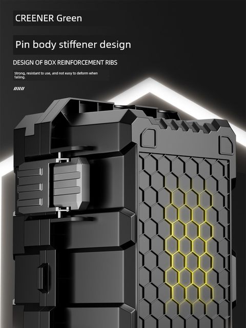 绿林工具箱收纳箱工业级家用多功能五金套装美术盒电工折叠手提
