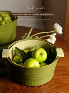 Original New Arrival Vegetables Storage Basket Double-Layer Drain Basket
