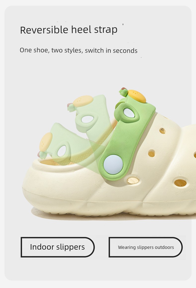 Pig Daddy Baby Slippers for Girls, Summer Non-Slip Bathroom Shoes for Infants and Toddlers, Children's Clogs for Boys, Beach Shoes — 7