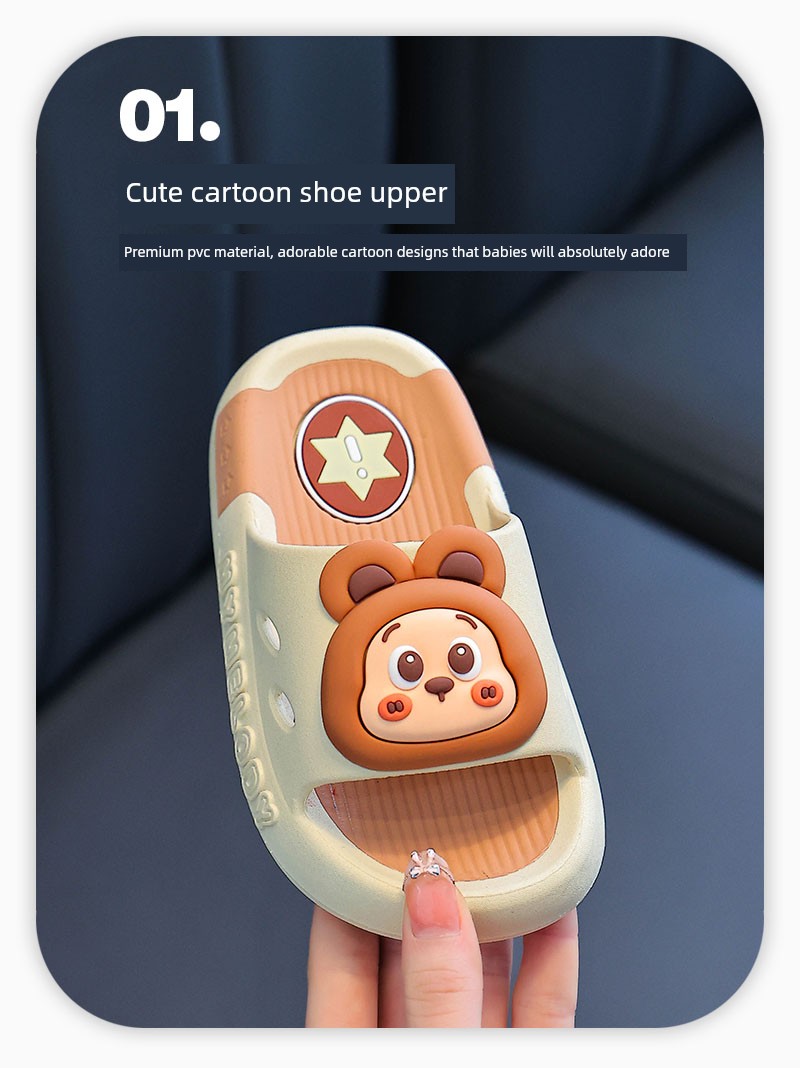 Star People Children's Slippers for Girls 2026 New Summer Non-Slip Soft Sole Kids Indoor Home Boys' Sandals — 4