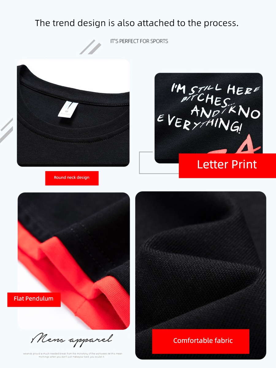 man Korean version trend pure cotton Undershirt Long sleeve T-shirt
