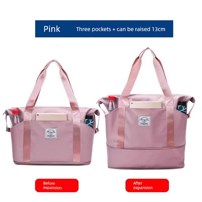 Maternity Special for Maternity Cosmetics Bag Large Capacity Lightweight Short Distance Folding Travel Bag Satchel Luggage Bag for Children — 1