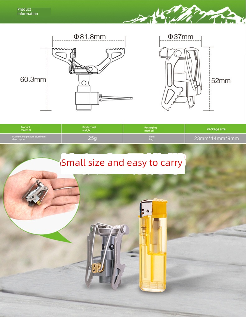 3000T brother titanium alloy picnic mean outdoors