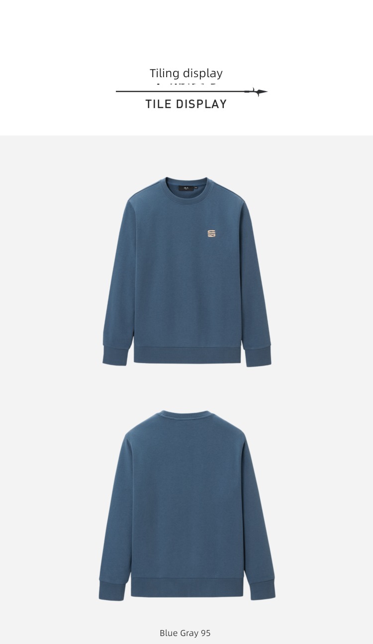 HLA easy Stylish and versatile Long sleeve Undershirt Sweater