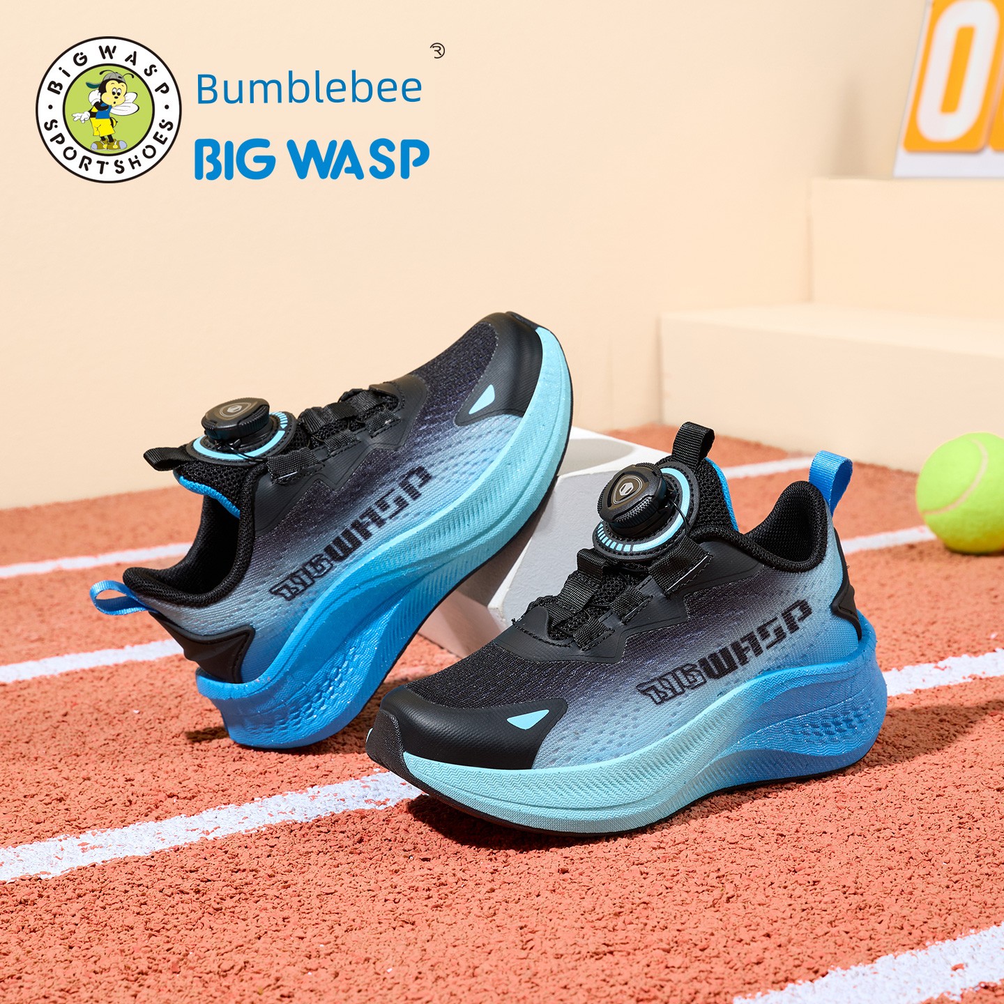 Lightweight Bumblebee Children's Shoes, Boys' Sports Shoes, Mesh Breathable Shock-Absorbing Non-Slip Youth Mesh Shoes, Kidsren's Running Shoes — 7