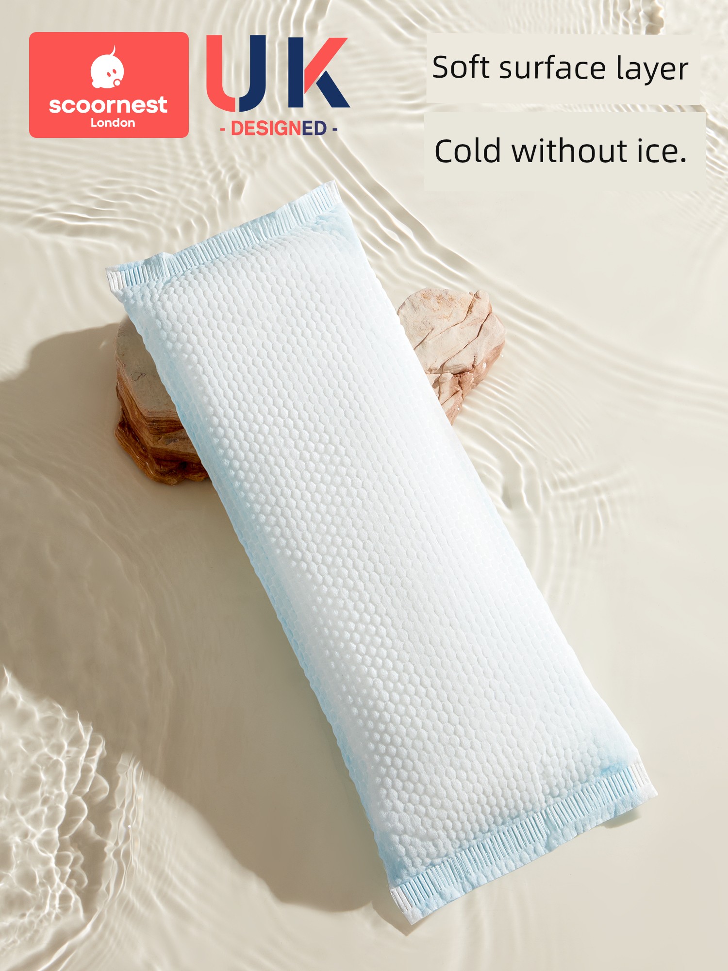 SCOORNEST Cold Compress Maternal Perineum Cold Compress Pad Postpartum Only Sanitary Napkin Pregnant Women Cesarean Delivery Ice Compress Ice Pad — 2