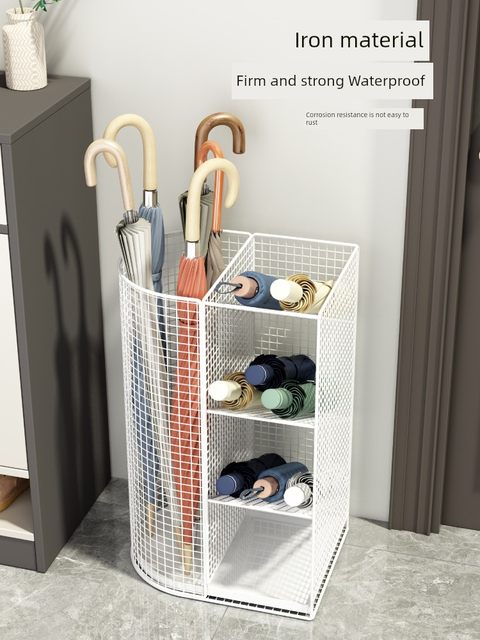 Household door umbrella storage rack Commercial lobby umbrella bucket storage rack drain rack Household storage rack Umbrella storage rack Umbrella storage tool