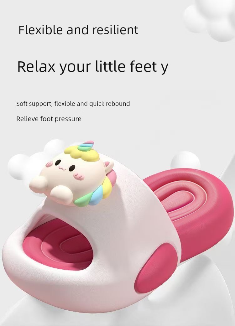 Children's Slippers for Girls 2026 New Summer Outdoor Non-Slip Soft-Soled Bath Indoor Home Boys' Slippers — 5