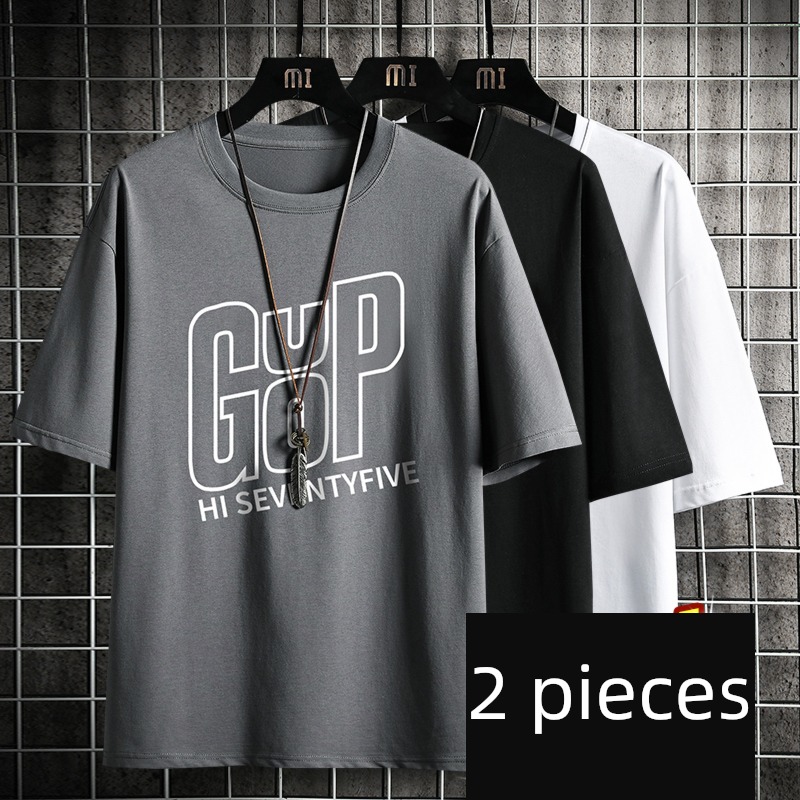 man summer Thin money Korean leisure Short sleeve T-shirt