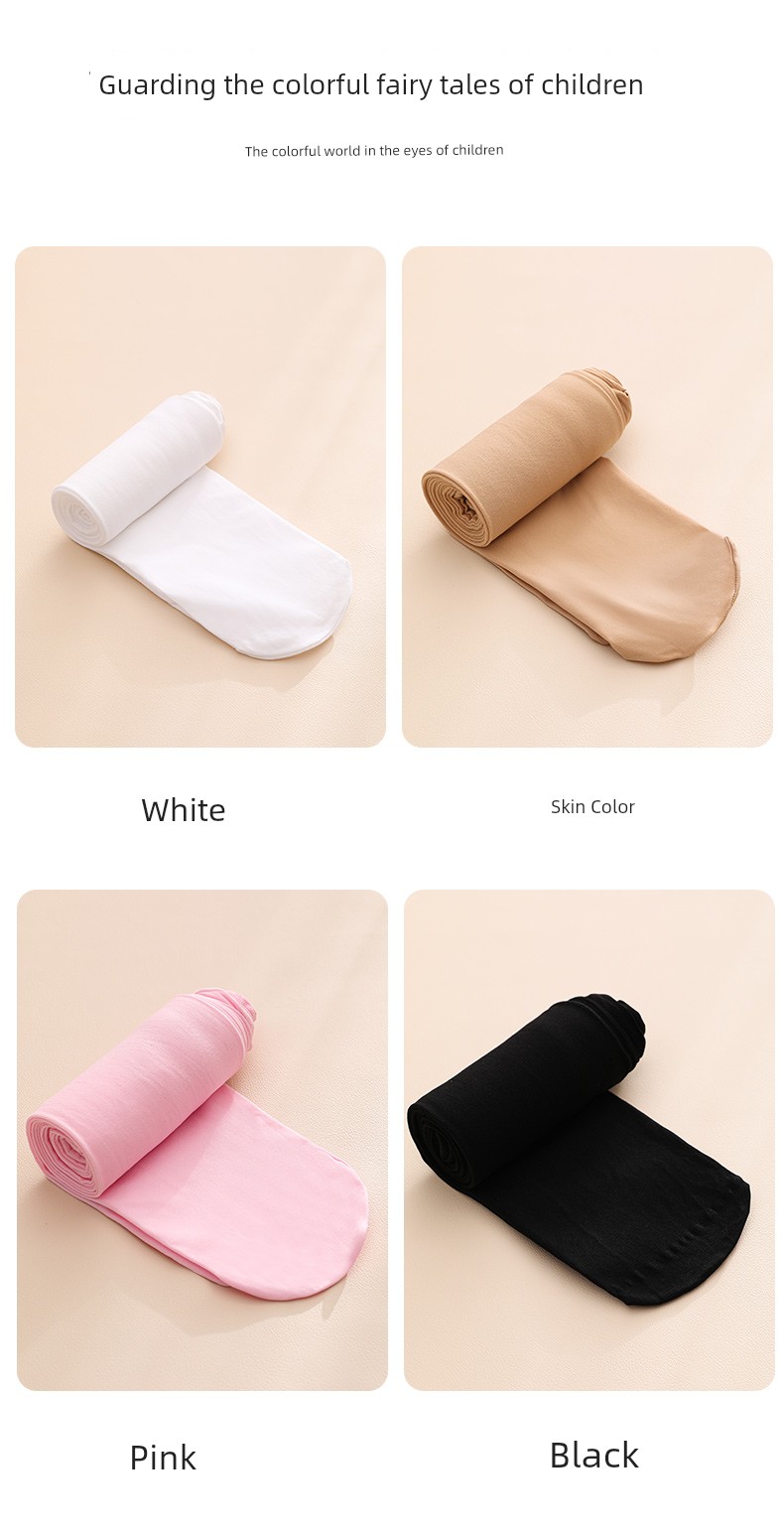 Fleece-lined Thickened Leggings White Spring & Fall Dance Pantyhose — 10