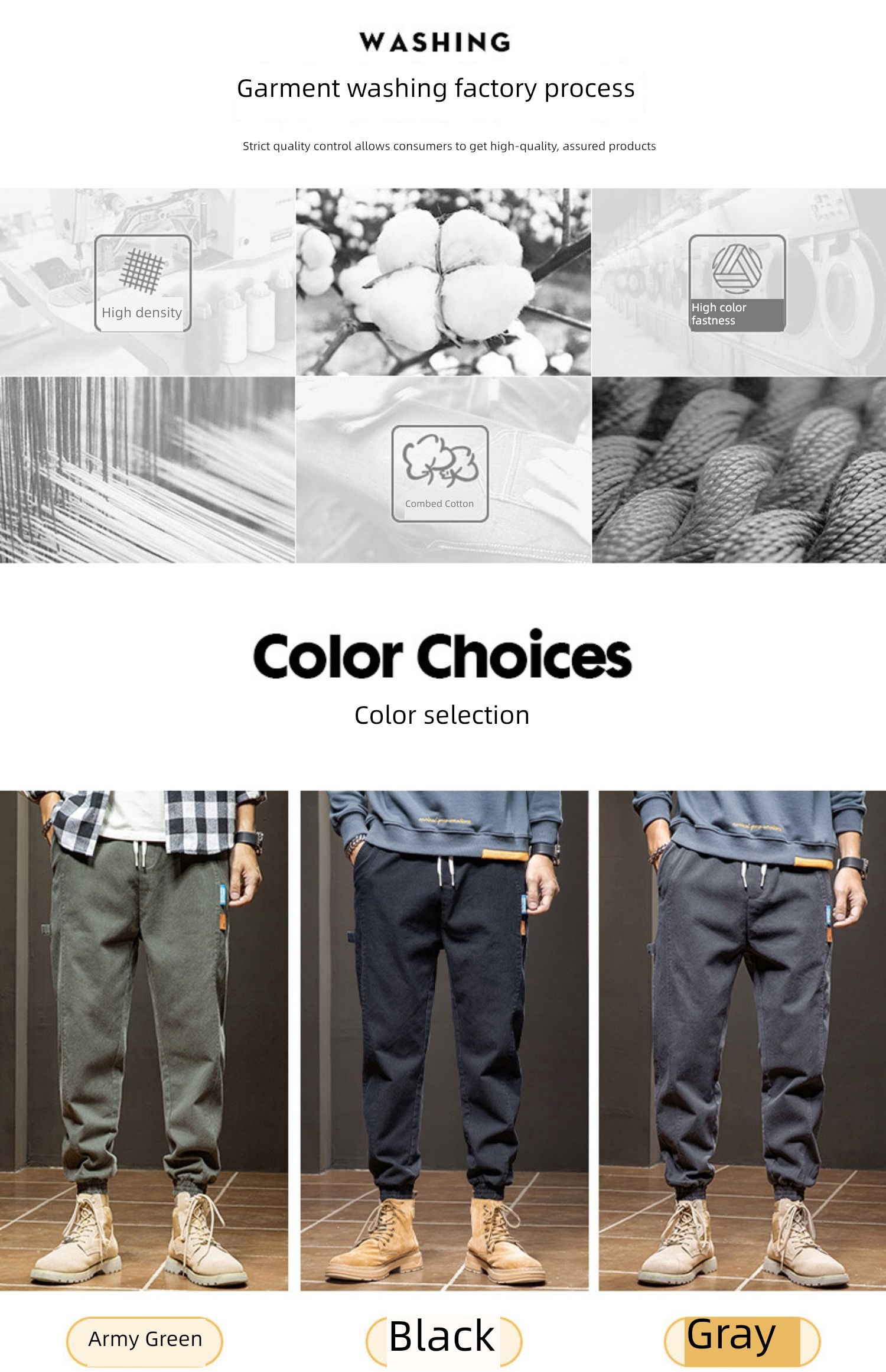 autumn Harlan man motion Versatile Chaopai Casual pants