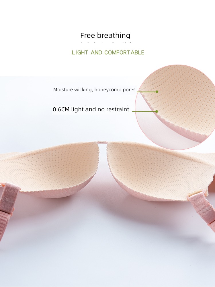 Wireless  Anti sagging Upper support Big size Underwear set