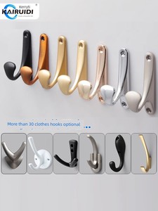 Carretti Scandinavian American Clothes Hook Coat Hook Single Hook Wall Clothes Shoe Cabinet Single Wall Hanging Entrance